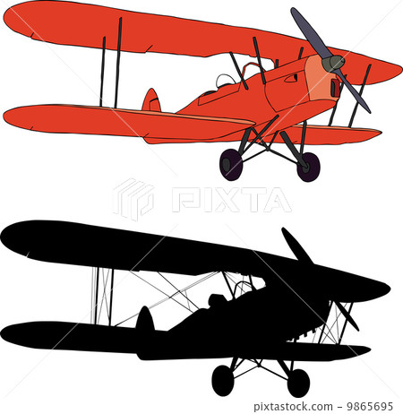 Old airplane 9865695