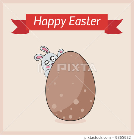 Happy Easter card template Happy Easter card template 9865982