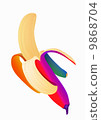 Banana iridescent colors 9868704
