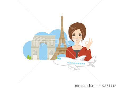 France travel and women 9871442