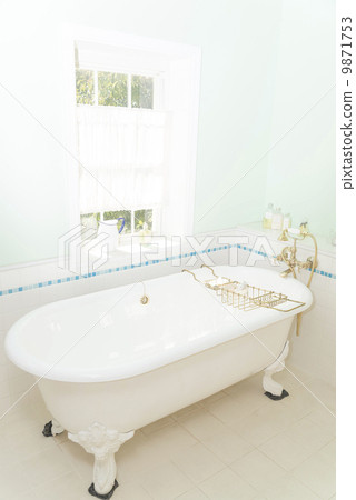 Stock Photo: bathroom, bath tub, bathtub