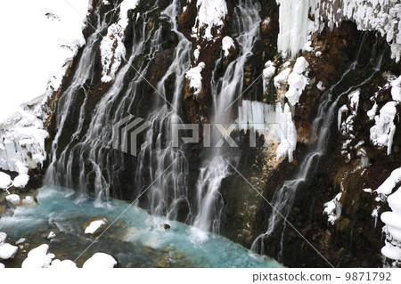 White bearded waterfall 9871792