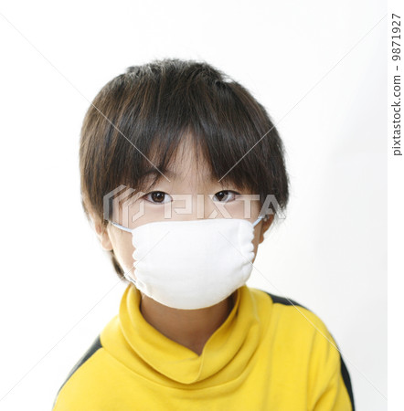 A boy with a mask 9871927