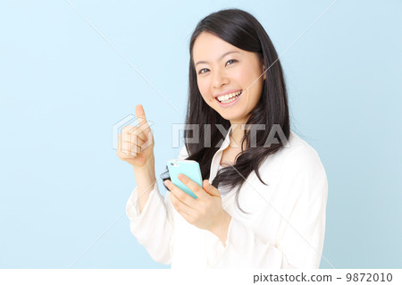 女性·智能手機 女性·智能手機 9872010