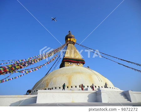 boudhanath, prayer flag, dar lcog 9872272