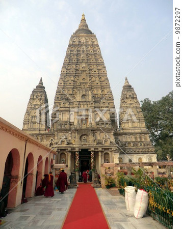 Mahabodhi Temple, Mahabodhi Temple of Bodhgaya India · (Bodhi Temple) 9872297