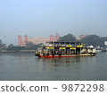 加爾各答，看ocer Howrah駐地，加爾各答，Hauller火車站視圖 9872298