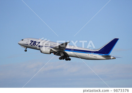 我在羽田機場787起飛 9873376