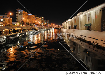 小樽運河·小樽雪光路 9873650