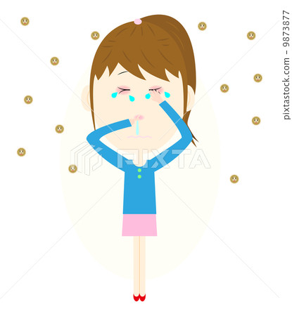 Woman with hay fever Woman with hay fever 9873877