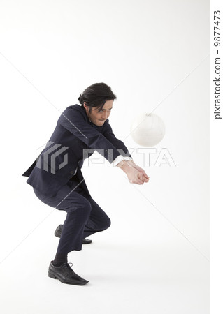 穿著西裝的排球 9877473