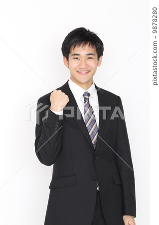 Young businessman of Guts pose Young businessman of Guts pose 9878280