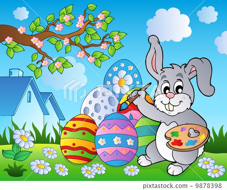 Easter bunny theme image 8 9878398