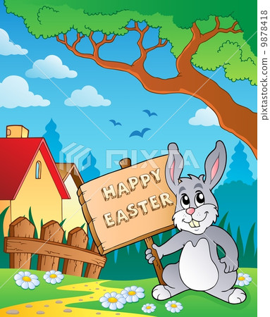 Easter bunny topic image 6 9878418