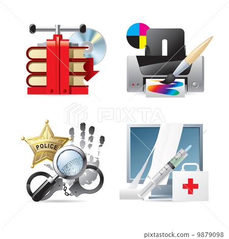 Computer & web icons V 9879098