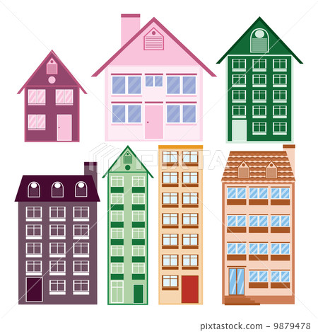 Houses collection. Houses collection. 9879478