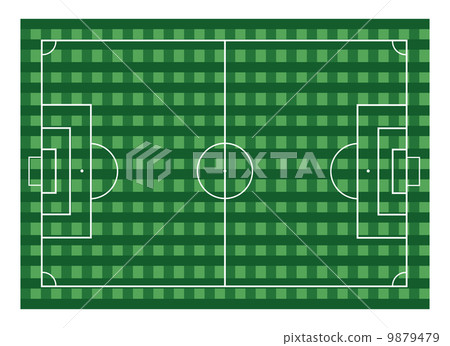 Soccer football on the green grass field. Soccer football on the green grass field. 9879479