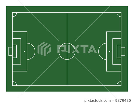 Soccer football on the green grass field. Soccer football on the green grass field. 9879480