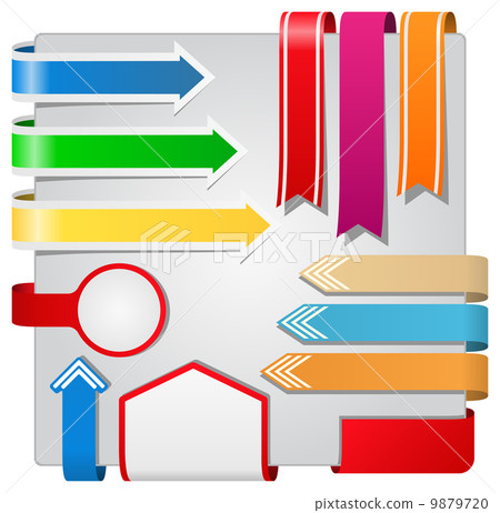 Vector Ribbons, Arrows and Banners Vector Ribbons, Arrows and Banners 9879720