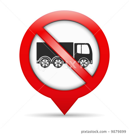 No Trucks Sign No Trucks Sign 9879899