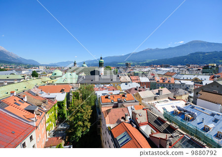 奧地利因斯布魯克城市景觀 9880792