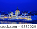 Parliament in Budapest at the night 9882029