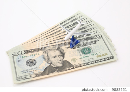 20 dollar banknotes and airplanes 20 dollar banknotes and airplanes 9882331