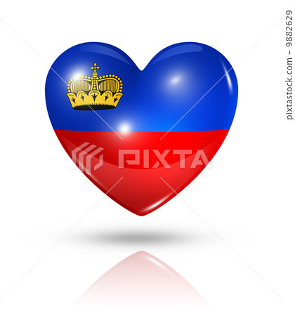 Love Liechtenstein, heart flag icon Love Liechtenstein, heart flag icon 9882629