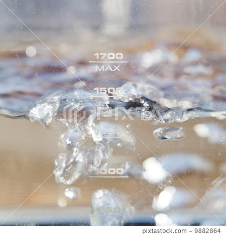bubbles boiling water in electric kettle bubbles boiling water in electric kettle 9882864
