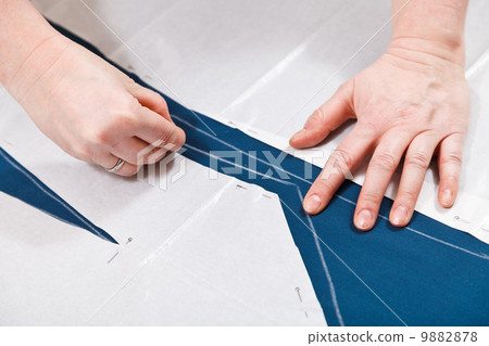 drawing of pattern cutting for sewing 9882878