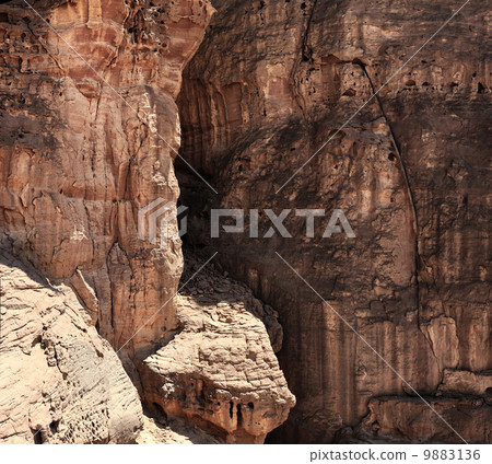 Rocks in the Timna crater, Israel. Rocks in the Timna crater, Israel. 9883136