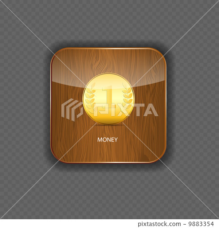 Money wood application icons vector illustration Money wood application icons vector illustration 9883354