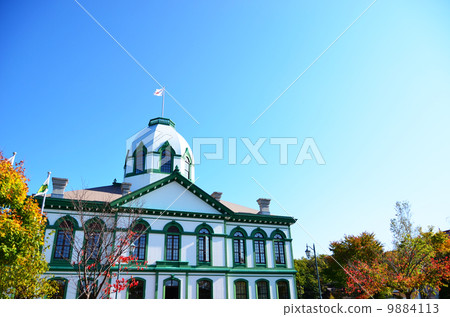 Old pioneer Sapporo main building building Old pioneer Sapporo main building building 9884113