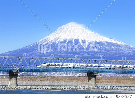 新幹線穿越富士河 新幹線穿越富士河 9884527