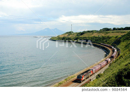 Cargo train at Muroran Main Line 9884564