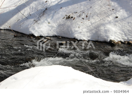 Yukawa Stream and Snow in Karuizawa 9884964