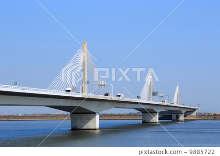 伊勢灣海岸Kisogawa橋 伊勢灣海岸Kisogawa橋 9885722