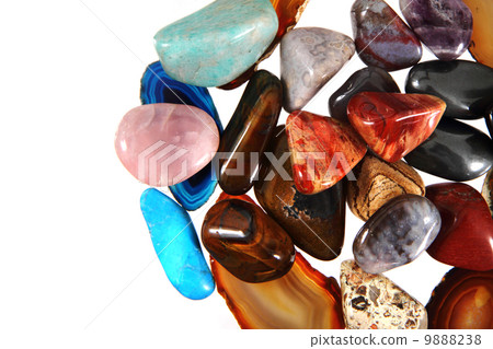 luxury color gems as background 9888238