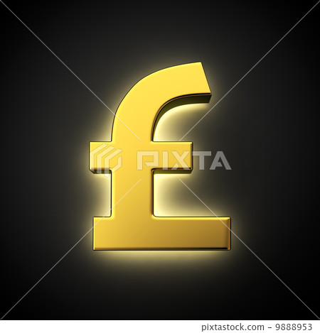 Luminous pound symbol 9888953