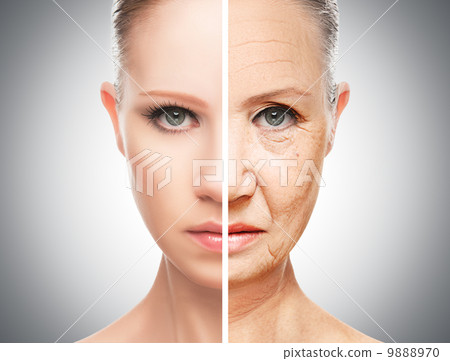 concept of aging and skin care 9888970