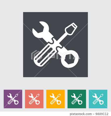 Repair flat icon. 9889112