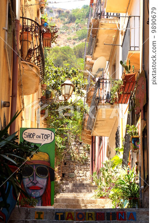 Streets of Taormina 9890679