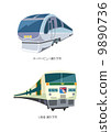 Limited Express Odoriko 2 car models Limited Express Odoriko 2 car models 9890736