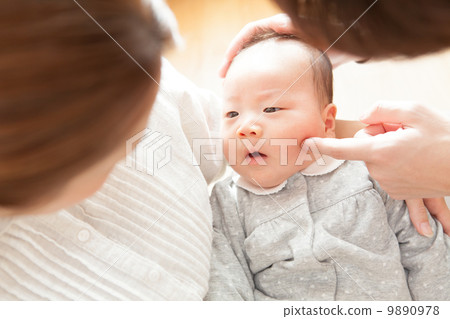 3 months old baby 3 months old baby 9890978
