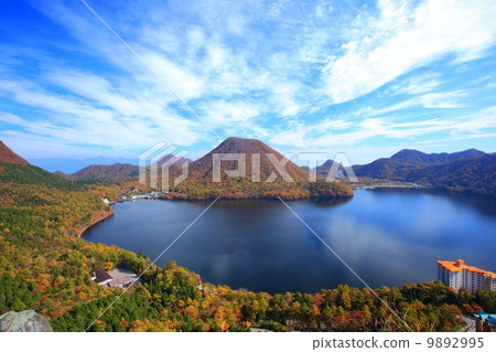 榛名和榛名湖的秋天 9892995