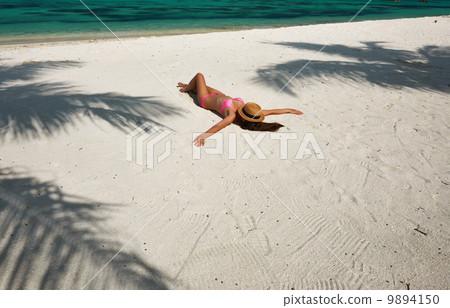Woman at beach Woman at beach 9894150