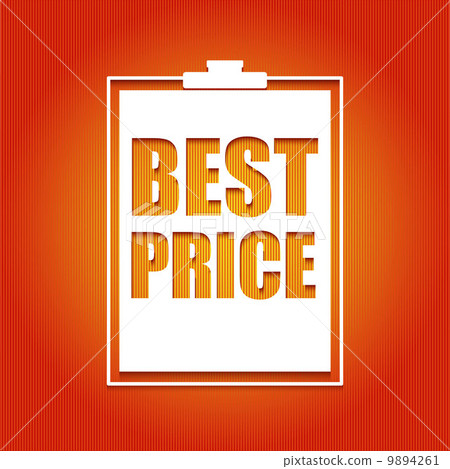 Best price poster,  vector illustration 9894261