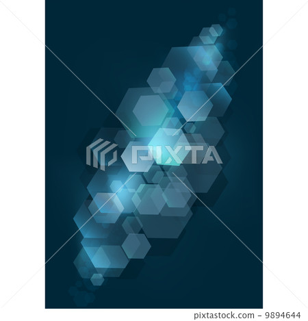 Dark blue mesh background with silver rhombuses Dark blue mesh background with silver rhombuses 9894644