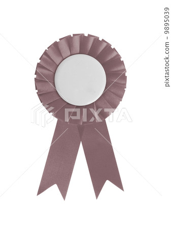Award ribbon isolated on a white background 9895039