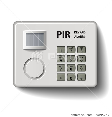 motion detector keypad infrared alarm 9895257